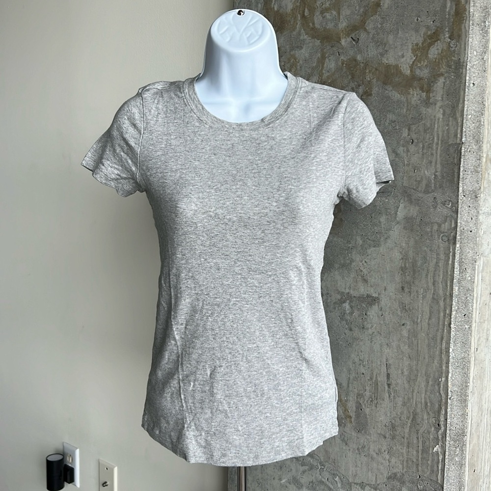 GAP - Gray cotton crew neck - stretch - size medium